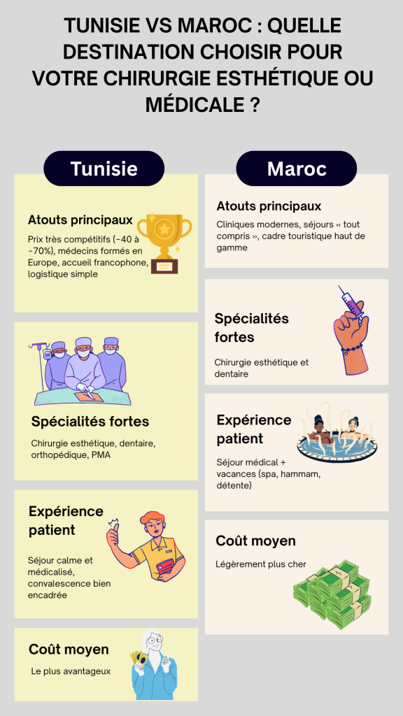 tourisme médical tunisie vs maroc